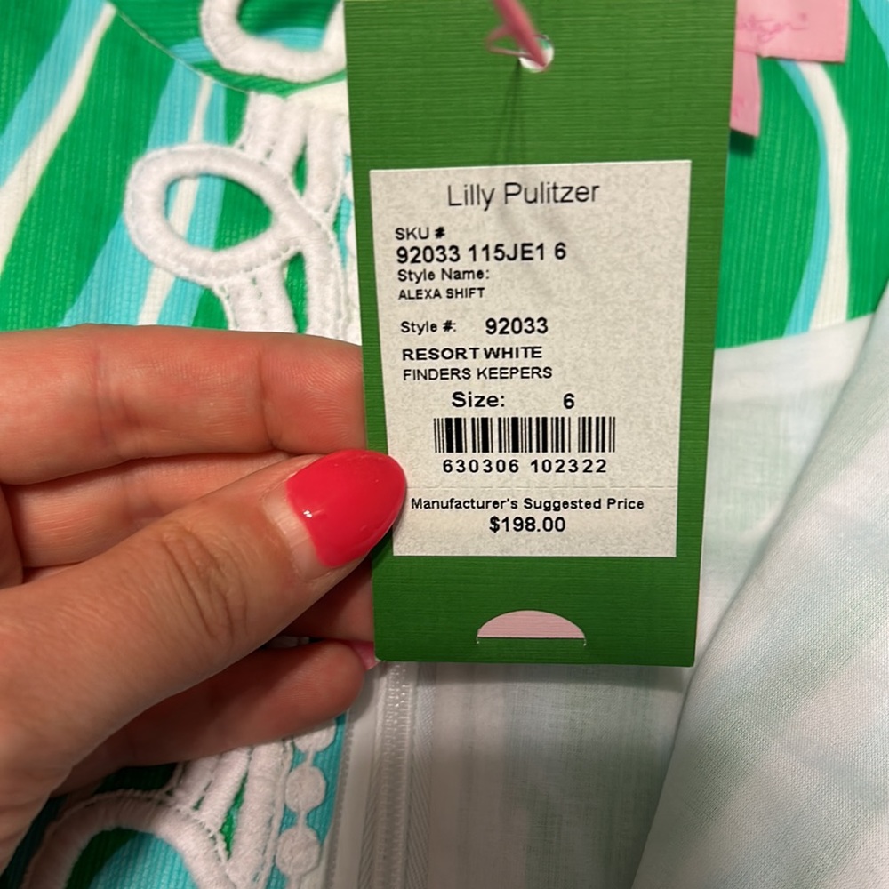 NWT Lilly Pulitzer shift dress - 6 - Picture 6 of 6